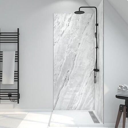 AURLANE Panneau mural de douche en composite - ...