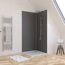 Lot de 2 Panneaux Muraux Gris 90x210 cm - Profi...