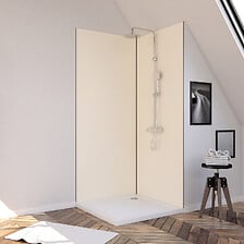 Lot de 2 Panneaux Muraux Ivoire 90x210 cm - Pro...