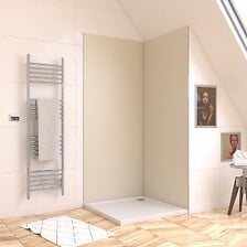 Lot de 2 Panneaux Muraux Ivoire 90x210 cm - Pro...