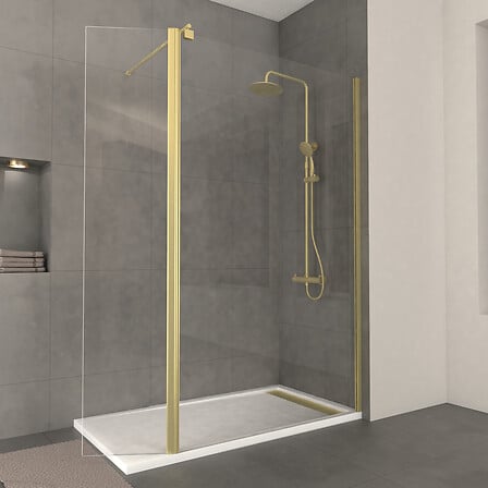 AURLANE AURLANE Paroi de Douche et Volet Pivotant 120+40x200 cm + Barre exten ... code EAN 3700710265559 