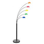 Lampadaire design FIVE multicolore - 5 branches - hauteur 200cm 3700714411921 Quai 56