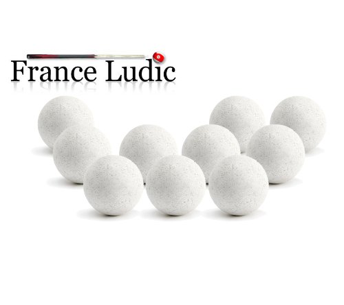 11 Balles Baby Foot Liège Blanches - Bonzini