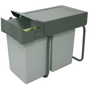 Poubelle coulissante sélective - 28 l - WESCO