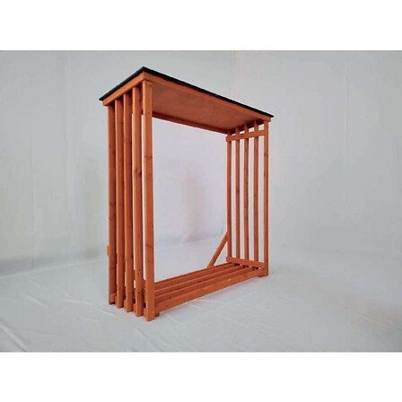 WERKAPRO Abri range bûches bois  140 x 50 x h 1...