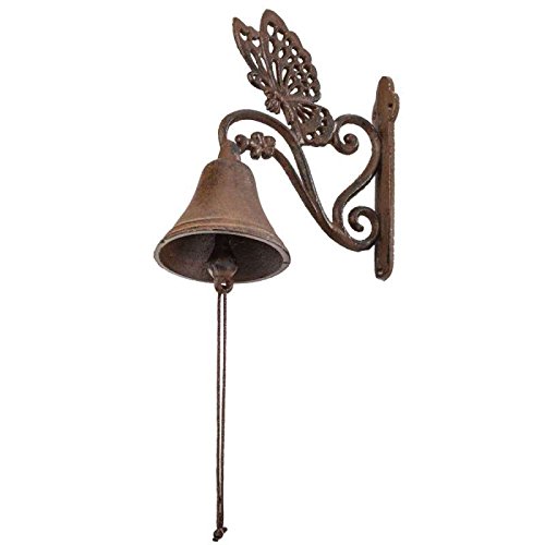 Cloche de jardin en fonte papillon