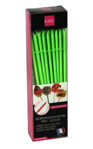 Kubb K037 50 Bâtons de Sucettes à Butée Réutili...