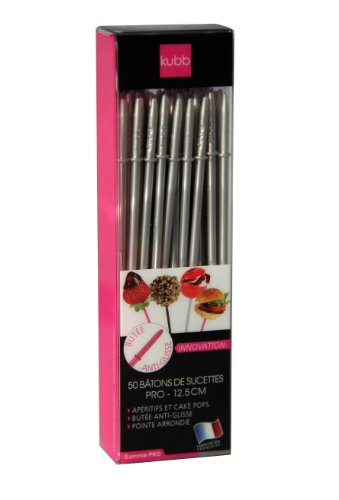 Kubb K040 50 Bâtons de Sucettes à Butée Réutili...