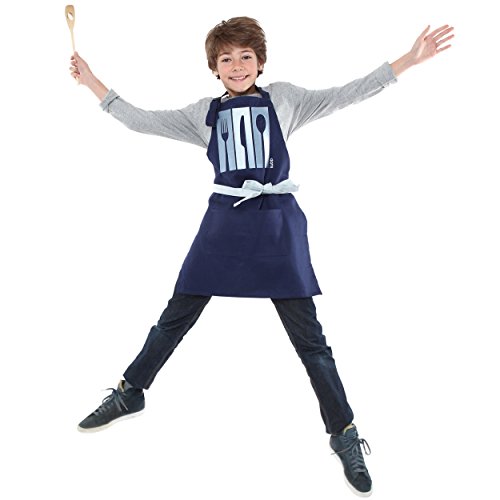 Kubb K048 Tablier de Cuisine Coton Bleu Marine/...