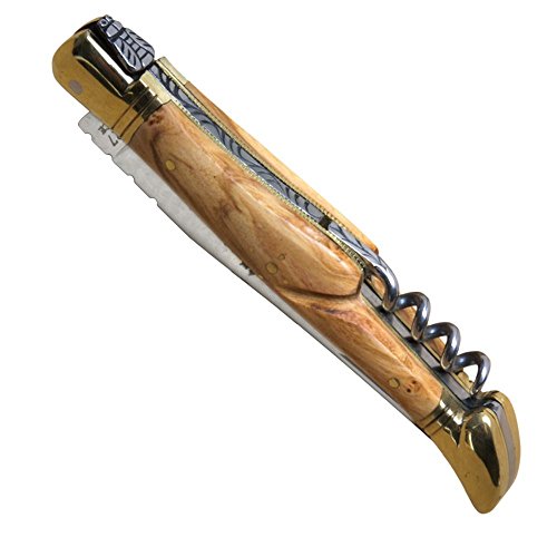 - couteau laguiole bois d'olivier - fabrication...