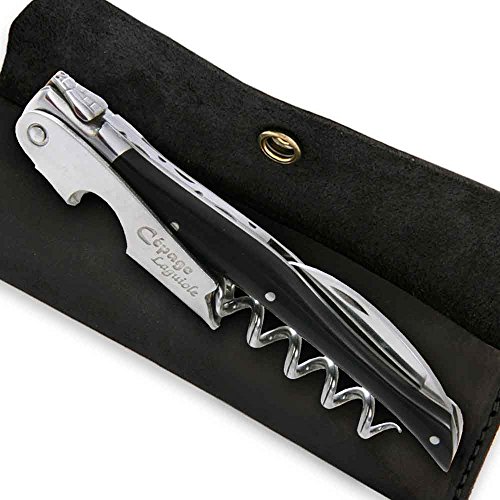 Laguiole Actiforge Sommelier Laguiole manche en manche en corne noire code EAN 3700737707230 