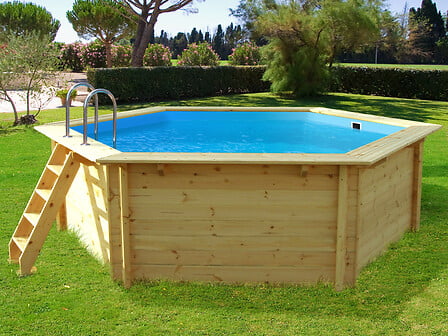 HABITAT ET JARDIN HABITAT ET JARDIN Piscine bois " Hawai " - 4.10 x 1.18 m code EAN 3700741770152 