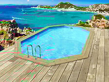 HABITAT ET JARDIN HABITAT ET JARDIN Piscine bois " Baléares " - 6.50 x 4.40 x 1.31 m code EAN 3700746401037 