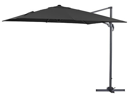 HABITAT ET JARDIN Parasol jardin déporté Alu "Sun 3" - Carré - 3 x 3 m - Noir code EAN 3700746426757 