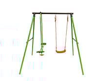 HABITAT ET JARDIN HABITAT ET JARDIN Portique acier "Lola" - 1.96m - 2 agrès code EAN 3700746427808 