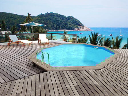 HABITAT ET JARDIN HABITAT ET JARDIN Piscine bois  Venecia " -  5.80 x 1.31m code EAN 3700746428072 