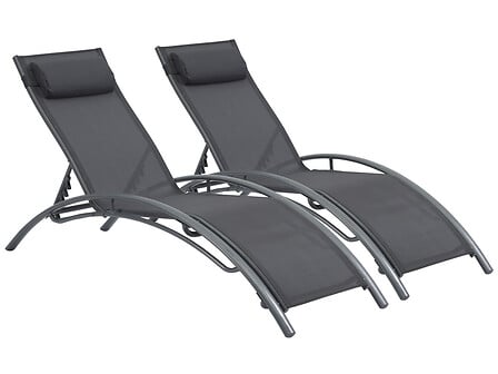 Bain de soleil en aluminium 