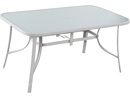 HABITAT ET JARDIN Table de jardin "Cordoba" - Phoenix - 6 places - Blanc code EAN 3700746446991 
