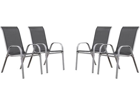 HABITAT ET JARDIN Fauteuil jardin Textilène "Cordoba" - Phoenix - Gris foncé/Ar ... code EAN 3700746447110 