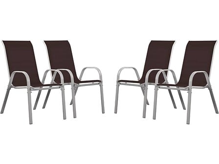 HABITAT ET JARDIN Fauteuil jardin Textilène "Cordoba" - Phoenix - Taupe - Lot d ... code EAN 3700746447158 