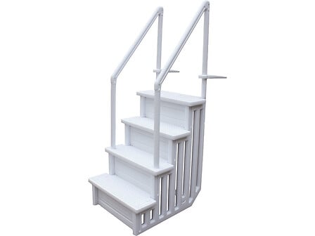 Escalier simple pour piscine