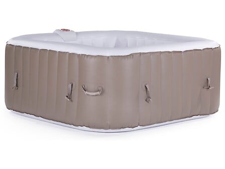 SPA GONFLABLE MONAC EN PVC - 6 PLACES - TAUPE/C...