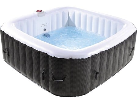 Spa Gonflable Nice en PVC - 6 places - Marron/C...