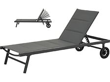 HABITAT ET JARDIN HABITAT ET JARDIN Bain de soleil textilène matelassé et aluminium "Bella" - Pho ... code EAN 3700746459045 