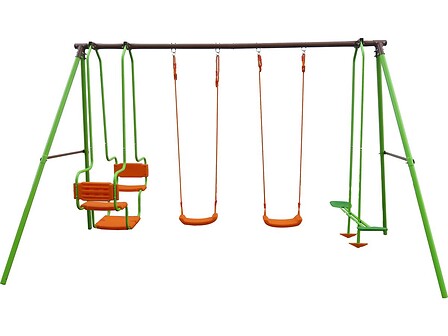 HABITAT ET JARDIN HABITAT ET JARDIN Portique acier "Mano" - 1,96m - 4 agrès code EAN 3700746470279 