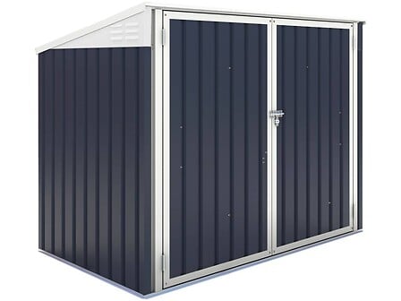 SANS Cache poubelle en métal 