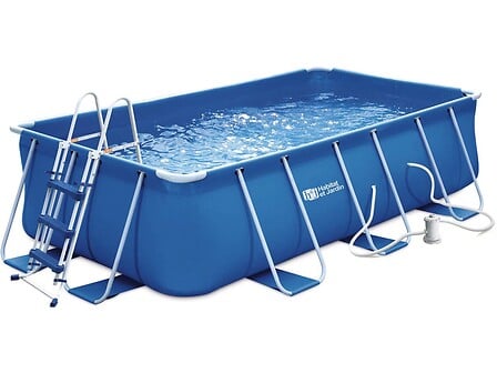 HABITAT ET JARDIN Piscine tubulaire rectangulai...