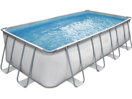 HABITAT ET JARDIN Piscine tubulaire rectangulai...