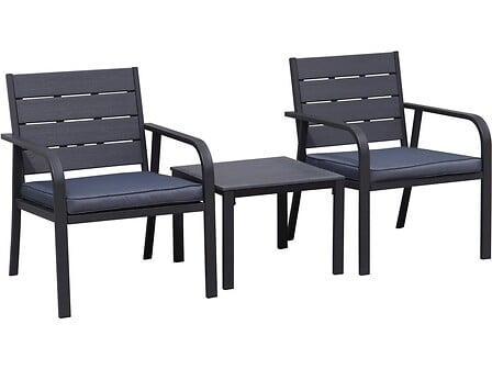 HABITAT ET JARDIN Salon de jardin en résine imi...