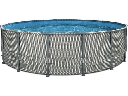 HABITAT ET JARDIN Piscine tubulaire 