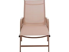 HABITAT ET JARDIN HABITAT ET JARDIN Lot de 2 Bains de soleil en métal "Farniente" - Marron code EAN 3700746486553 