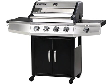 HABITAT ET JARDIN HABITAT ET JARDIN Barbecue gaz avec couvercle en verre "Bingo 5" - 4 brûleurs + ... code EAN 3700746486577 