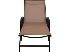 HABITAT ET JARDIN HABITAT ET JARDIN Lot de 2 Bains de soleil en métal "Farniente" - Taupe code EAN 3700746493087 