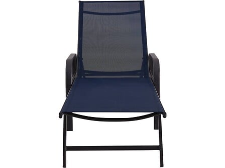 Lot de 2 Bains de soleil en métal 