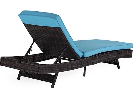 HABITAT ET JARDIN Bains de soleil + table basse...