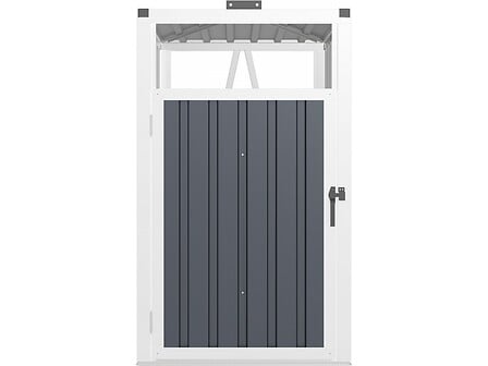 HABITAT ET JARDIN Cache Poubelle Simple "Michigan" Anthracite - acier galvanisé ... code EAN 3700746499072 