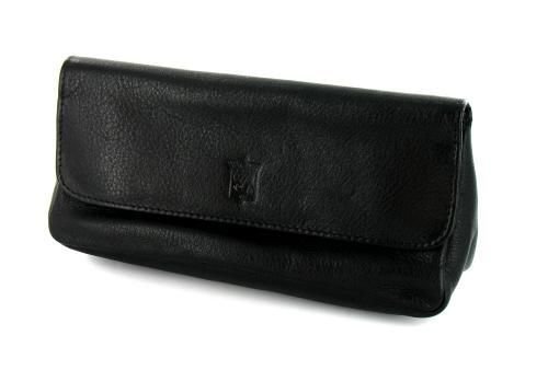 blague à tabac pipe chacom cuir noir