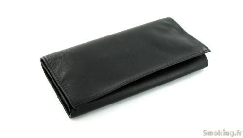 blague à tabac cuir bc18 noire