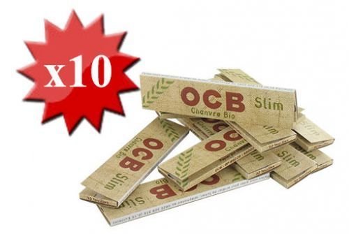 papier à rouler ocb slim chanvre bio x 10
