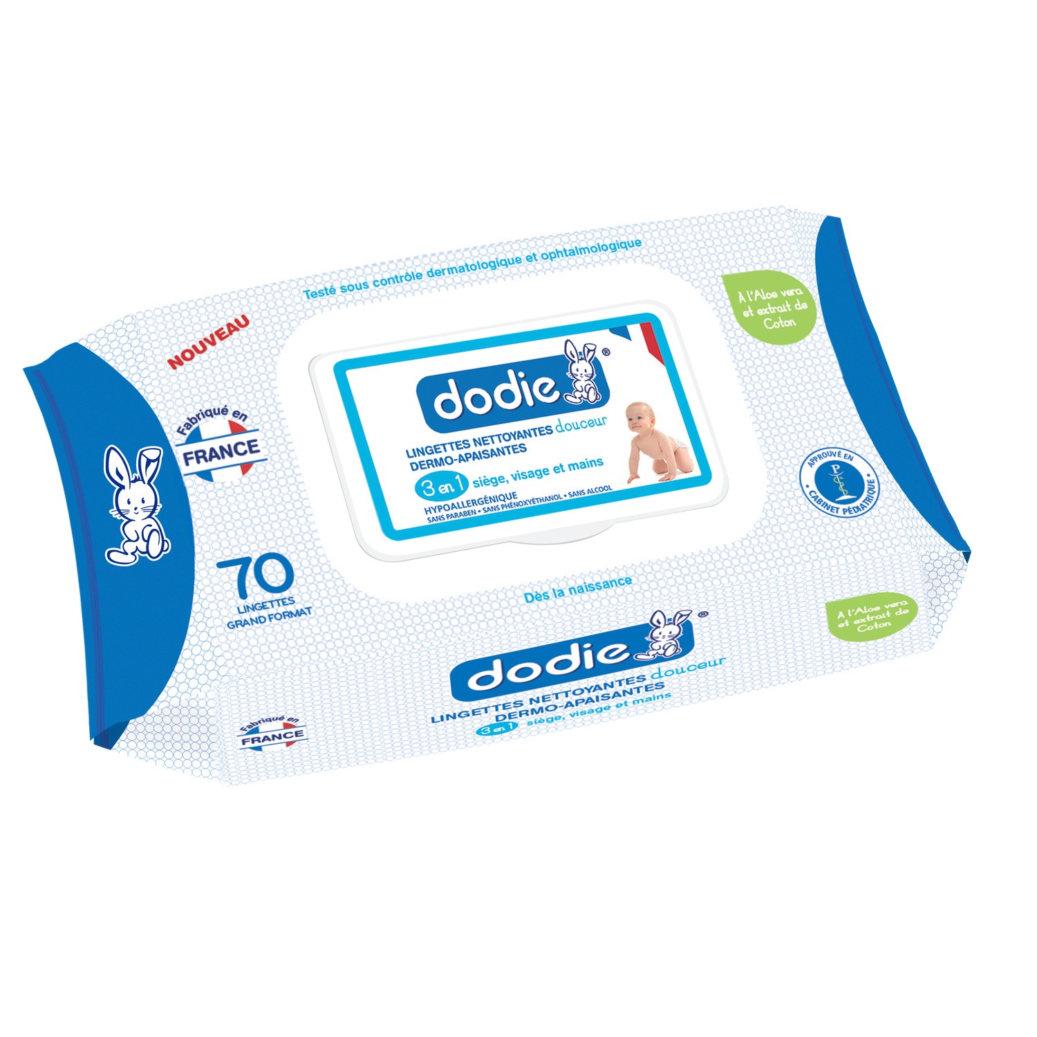 Lingettes nettoyantes dermo-apaisantes douceur ...