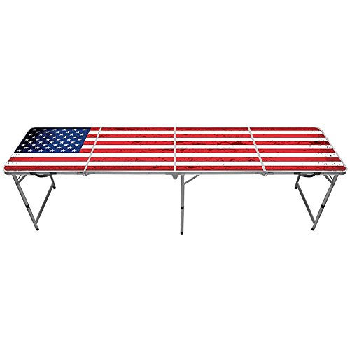 Table de Beer Pong - Modèle USA Flag