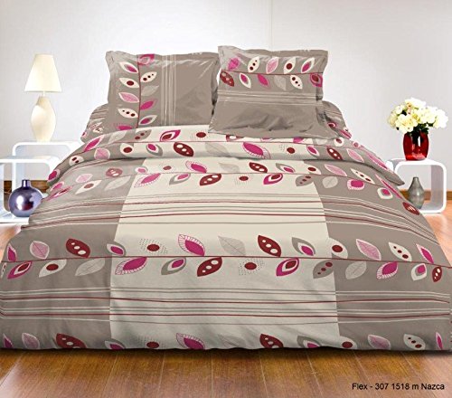 Nuage Ensemble 3 Pièces ROMANE Pour Lit 2 personnes: Housse de couette + 2 Taies d'oreiller 3700766343331 (3700766343331)