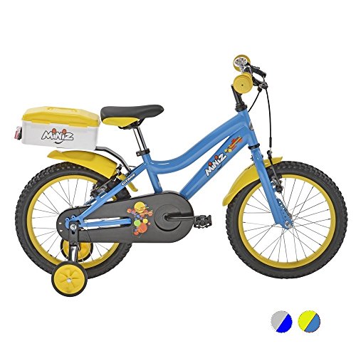Vélo enfant Miniz 16 Bleu Bleu/jaune