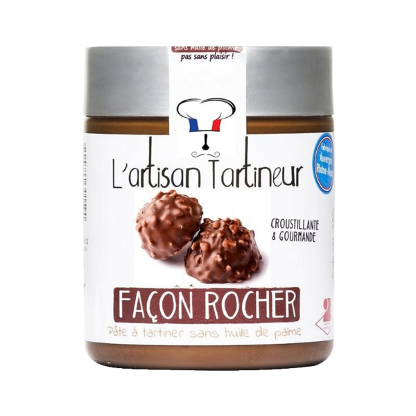 L'ARTISAN TARTINEUR PÂTE À TARTINER FAÇON ROCHER
 code EAN 3700774301590 