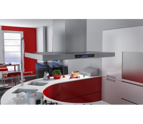 Hotte Aspirante De Cuisine Pour Ilot Ultra Acie...