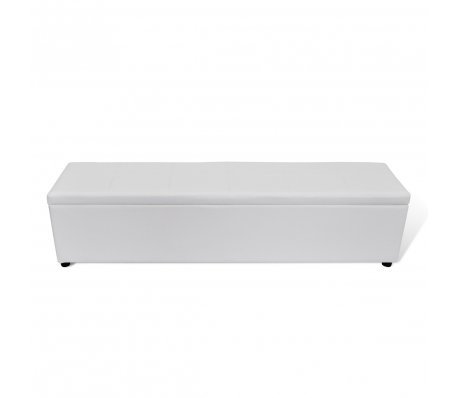 Decorush Banc Banquette Coffre De Rangement Blanc Taille Large 3700775030215 (3700775030215)